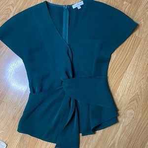 Love, bonito blouse size US 2 dark green NEVER USED!